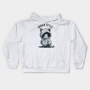 Urban Cat Design Kids Hoodie